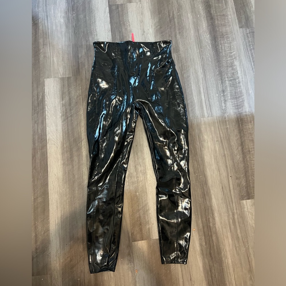 Women’s spanx liquid leather leggings
